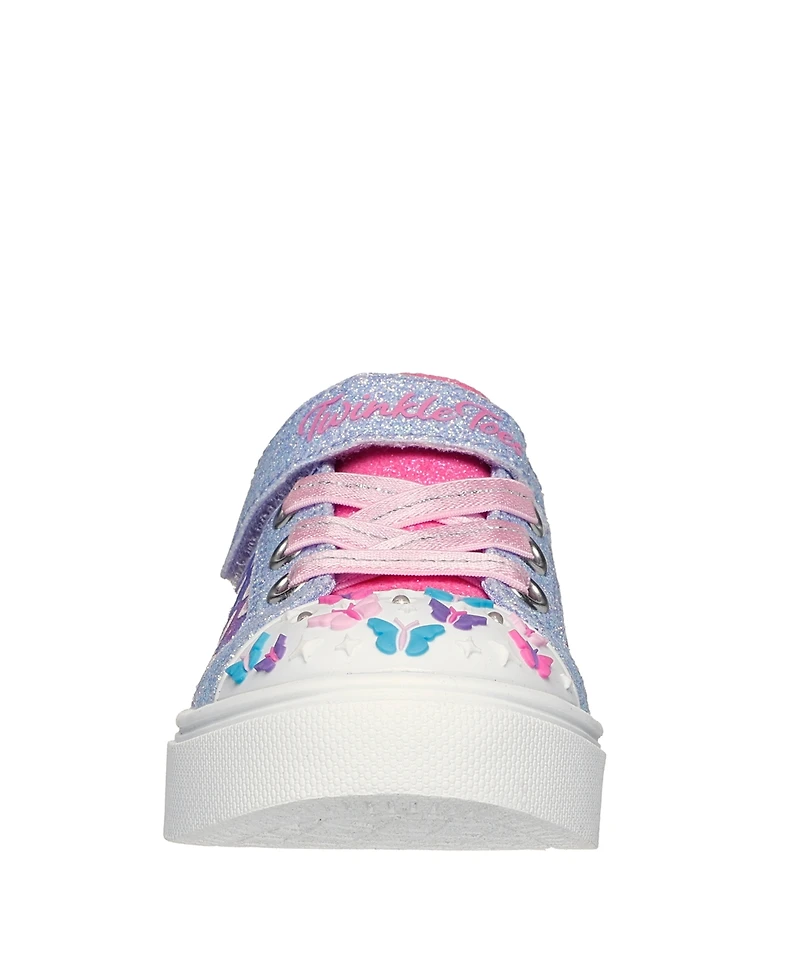 Skechers Toddler Girls' Twinkle Toes: Twinkle Sparks - Ombre Flutter Stay-Put Light-Up Casual Sneakers from Finish Line
