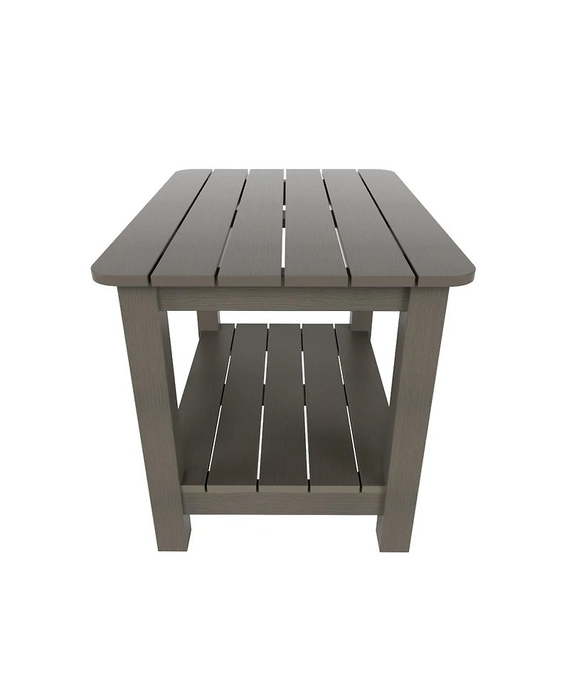 WestinTrends Outdoor Patio All-weather Modern Side Table