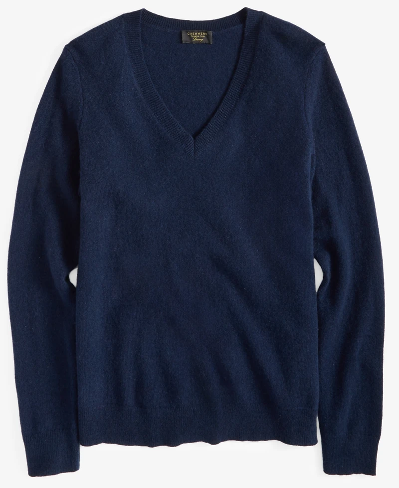 Charter Club 100% Cashmere Women's V-Neck Long-Sleeve Sweater, Macy's Exclusive