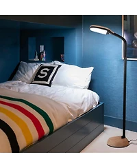 Litespan 53" Dimmable Led Reading Task Lamp with Height Adjustable Gooseneck Head