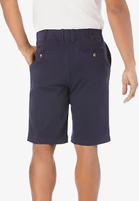 KingSize Big & Tall 10" Flex Full-Elastic Waist Chino Shorts