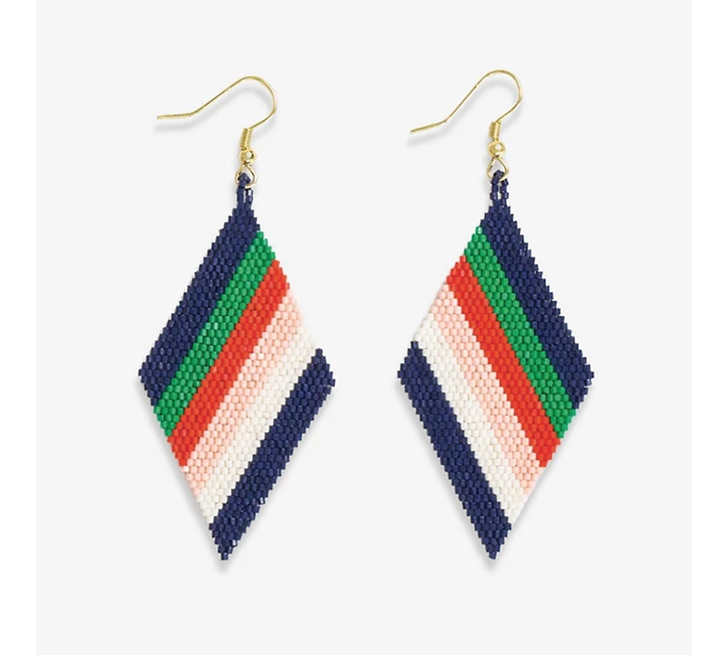 Ink + Alloy Frida Luxe Beaded Drop Earrings