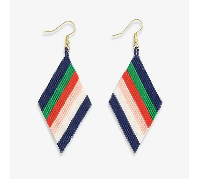 Ink + Alloy Frida Luxe Beaded Drop Earrings
