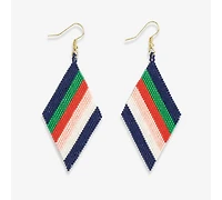 Ink + Alloy Frida Luxe Beaded Drop Earrings