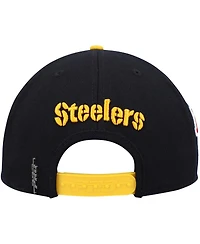 Pro Standard Men's Black Pittsburgh Steelers Hometown Snapback Hat