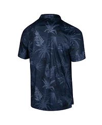 Colosseum Men's Navy Georgetown Hoyas Palms Polo Shirt