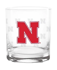 Indigo Falls Nebraska Huskers 14oz. Repeat Alumni Rocks Glass