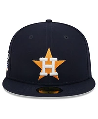 New Era Men's Navy Houston Astros Big League Chew Team 59FIFTY Fitted Hat