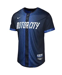 Nike Big Boys and Girls Javier Baez Navy Detroit Tigers 2024 City Connect Limited Jersey