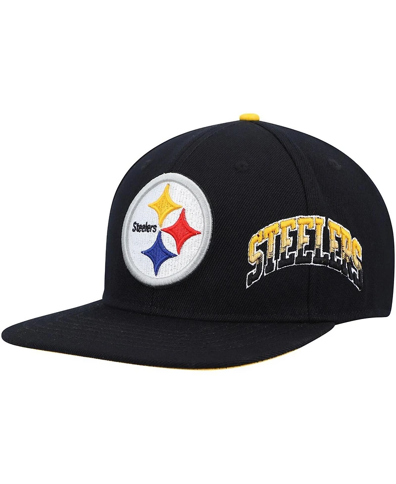Pro Standard Men's Black Pittsburgh Steelers Hometown Snapback Hat