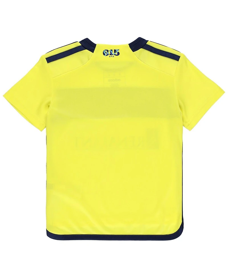 Adidas Toddler Yellow Nashville Sc 2024 Aeroready Team Jersey