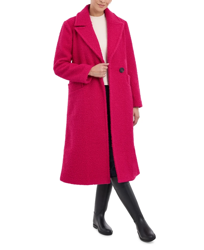 BCBGeneration Women's Double-Breasted Boucle Walker Coat