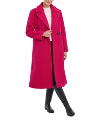 BCBGeneration Women's Double-Breasted Boucle Walker Coat