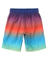 Rokka&Rolla Big Boys Quick Dry Drawstring Swim Trunks Board Shorts with Mesh Lining UPF50+ Xs-xxl