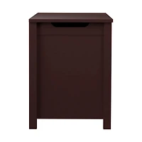Streamdale Wooden Toy Storage Box with Safety Lid (Dark Brown)
