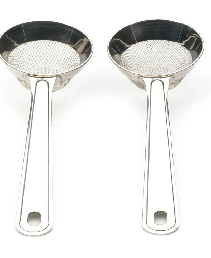 Rsvp International Endurance Stainless Steel 2 Piece 7x2" Mini Sifter Set