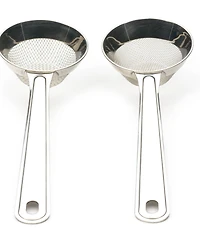 Rsvp International Endurance Stainless Steel 2 Piece 7x2" Mini Sifter Set