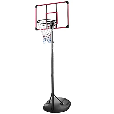 Streamdale Adjustable 7.5-9.2FT Basketball Hoop with Backboard & Wheels