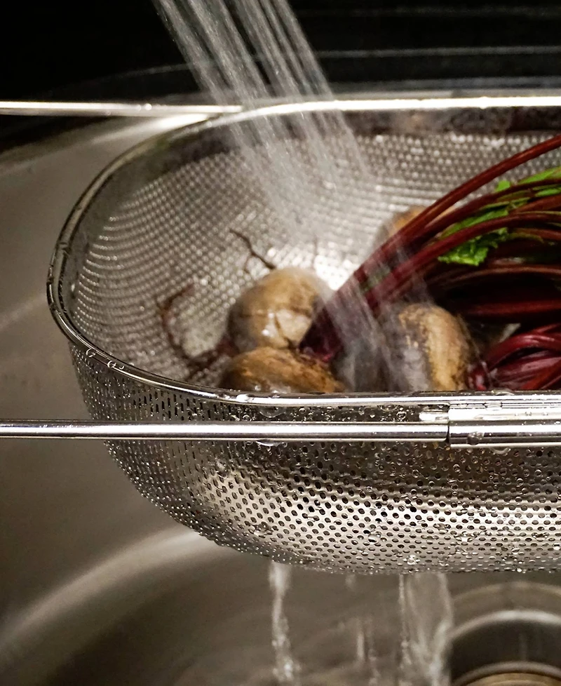 Rsvp International Endurance Pierced Stainless Steel In-Sink Drainer