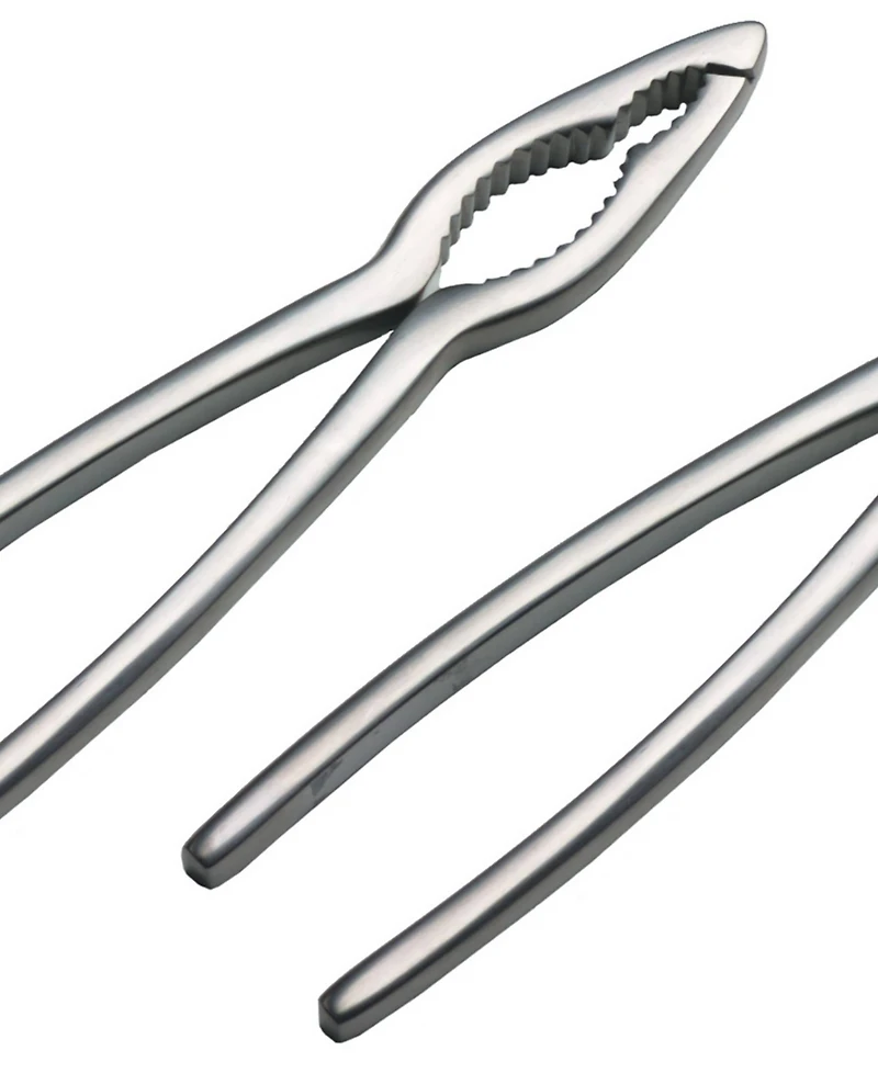 Rsvp International Endurance 18/8 Stainless Steel 6x1.5" 2 Piece Crab Cracker Set
