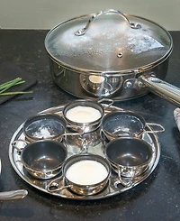 Rsvp International Endurance Stainless Steel 6 Egg Poacher Set