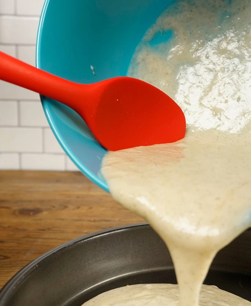 Rsvp International Silicone Coated Steel 11" x 2.25" Ela Series Red Spoon