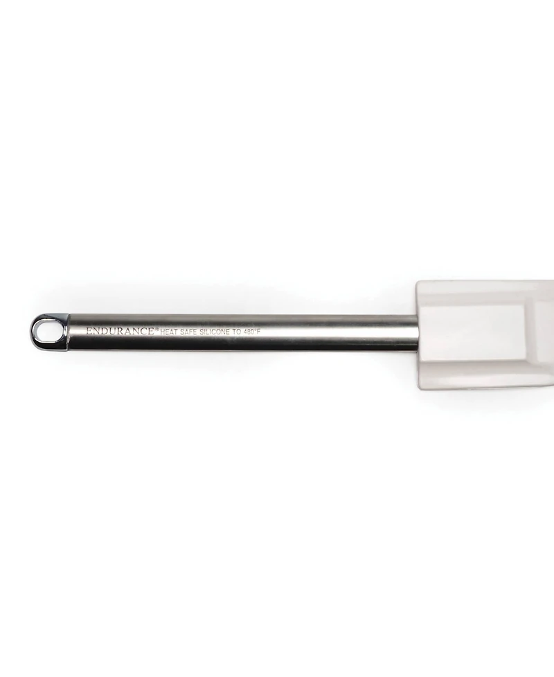 Rsvp International Endurance Stainless Steel Silicone 10" x 2" White Spatula