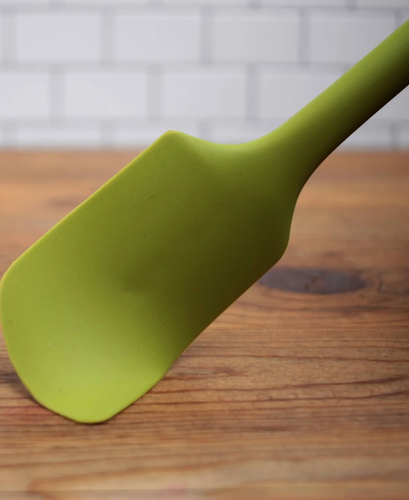 Rsvp International Silicone Coated Steel 11" Ela Series Green Spatula