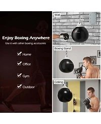 Costway Water Punching Bag 21" 180 Pound Heavy with Adjustable Metal Chain