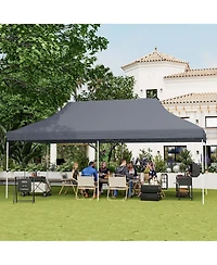 Costway 10 x 20 Ft Pop-up Canopy UPF50+ Sun Protection Tent with Carrying Bag