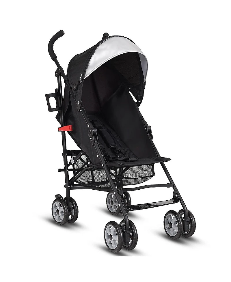 Costway Toddler Folding Lightweight Umbrella Travel Stroller w/ Storage Basket