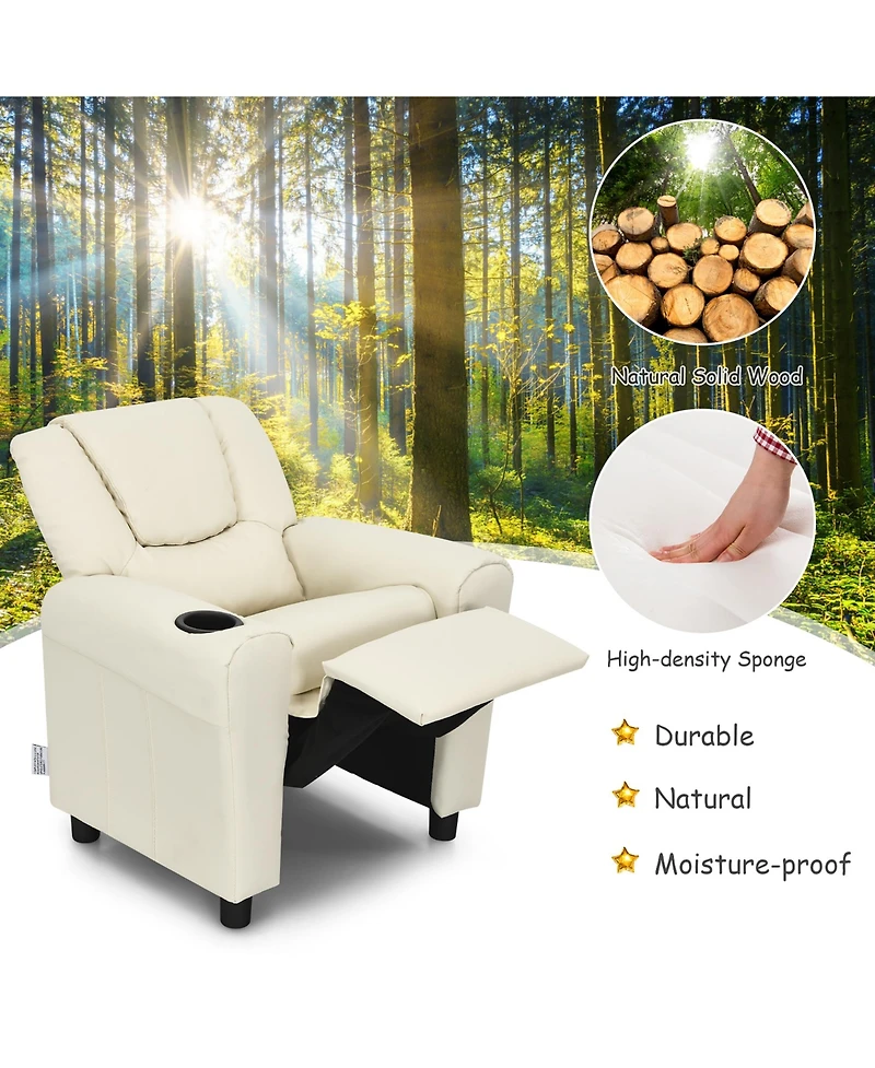 Kids Recliner Armchair Children's Furniture Sofa Couch Chair