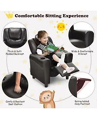 Kids Recliner Armchair Children's Furniture Sofa Couch Chair