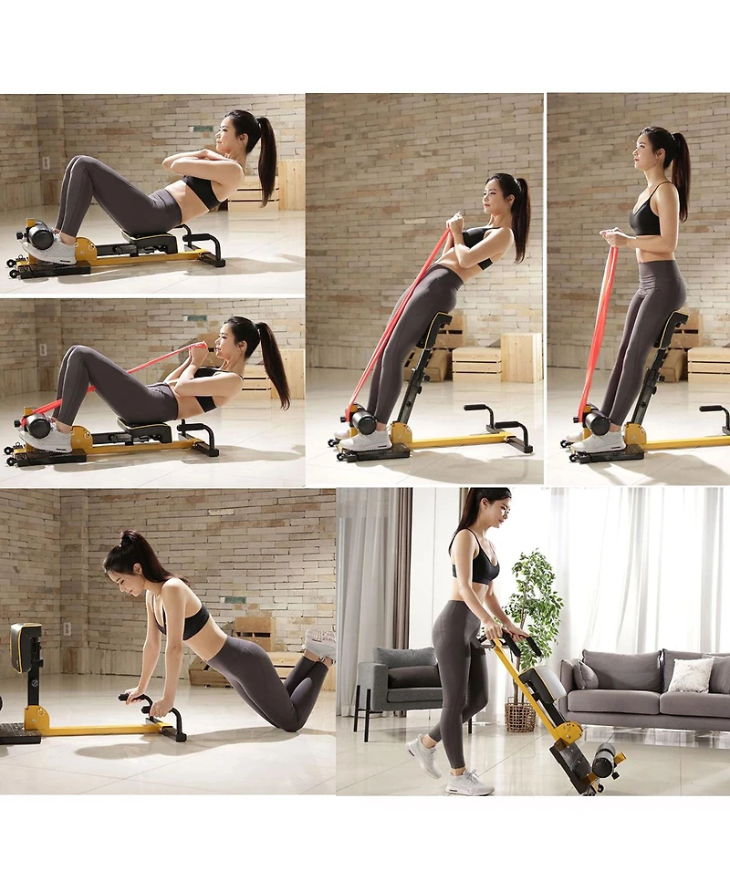 8-in-1 Multifunctional Squat Machine Deep Squat Home Gym Fitness Equipment