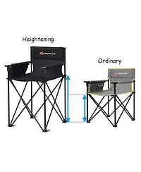 Costway Portable 38'' Oversized High Outdoor Beach Chair