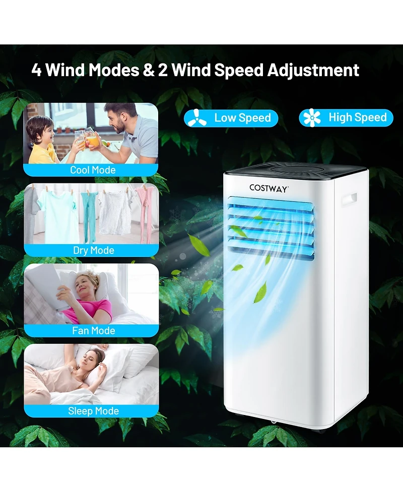 Portable Air Conditioner 10000 Btu Evaporative Air Cooler Dehumidifier