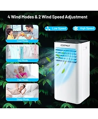Portable Air Conditioner 10000 Btu Evaporative Air Cooler Dehumidifier