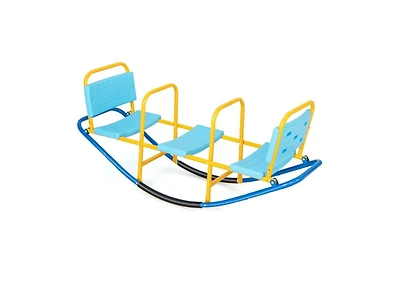 Slickblue Outdoor Kids Seesaw Swivel Teeter for 3 to 8 Years Old