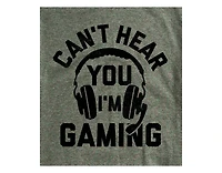 Hybrid Apparel Can't Hear You Gaming Men's Short Sleeve Tee