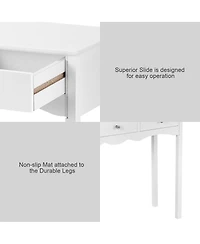 Costway Console Table Hall table Side Table Desk Accent Table 3 Drawers Entryway