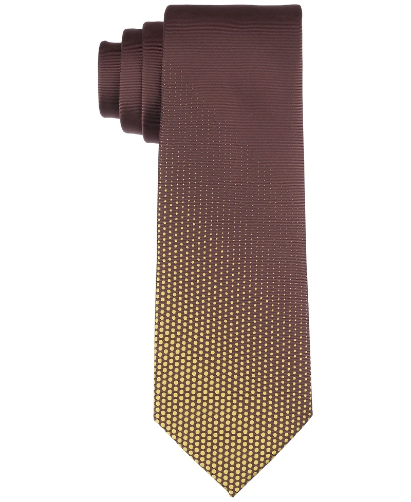 Tayion Collection Men's Brown Gradient Tie