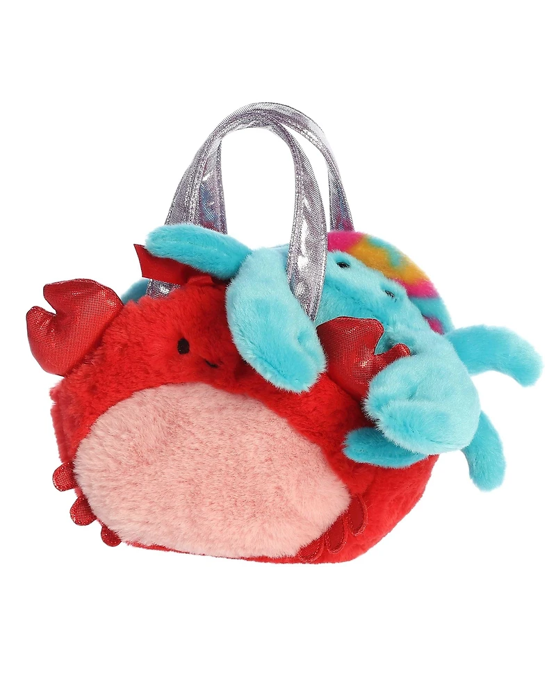 Aurora Small Crab Fancy Pals Fashionable Plush Toy Blue 6.5"