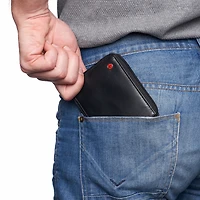 Alpine Swiss Men's Zipper Bifold Wallet for Men Women Rfid Protected Genuine Leather