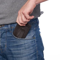 Alpine Swiss Mens Rfid Money Clip Leather Minimalist Wallet Card Case Id Window