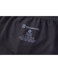 Alpine Swiss Men's Boxer Briefs 3 Pack Underwear Breathable Comfortable Trunks