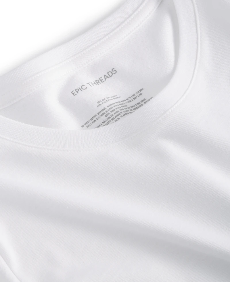Epic Threads Little & Big Girls Core Crewneck T-Shirt, Created for Macy's