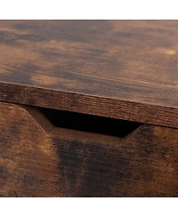 Streamdale Furniture 2-Drawer Nightstand in Rustic Brown