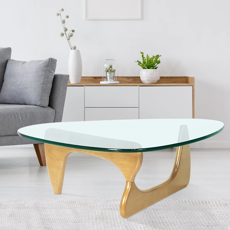 Simplie Fun Home Modern Triangle Coffee Table