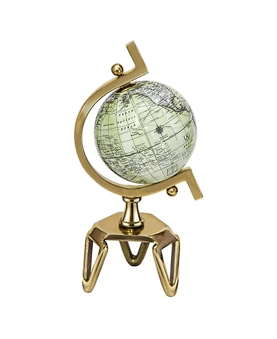 Sugift Educational Geographic 10 Inch World Globe with Triangle Metal Stand