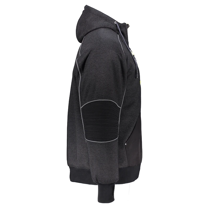 RefrigiWear Men's Extreme Hybrid Sweatshirt Heavy Duty Hoodie, Insulated Work Pullover